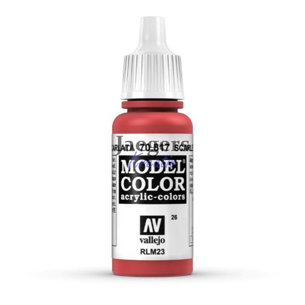 Model Color 70817 Scarlet Modelbau Farbe acryl Vallejo 17ml