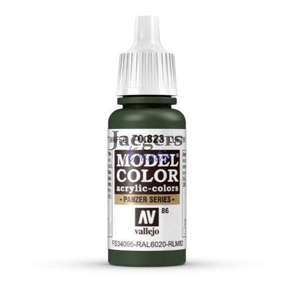 Model Color 70823 Luftwaffe Camouflage Green RAL6020 Modelbau Farbe acryl Vallejo 17ml
