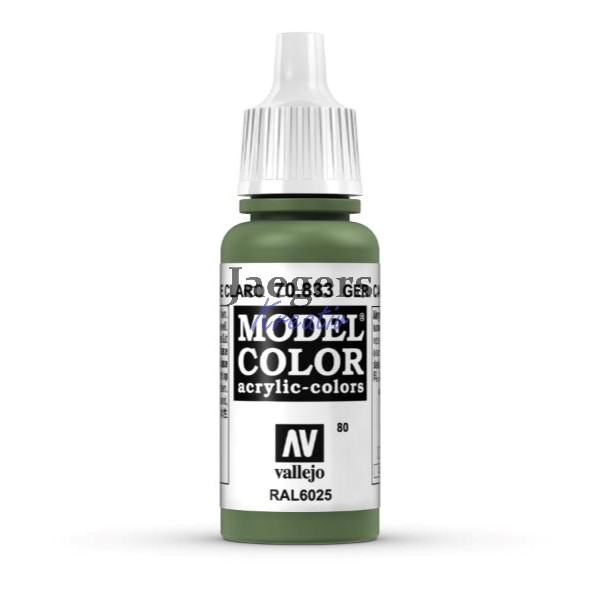 Model Color 70833 German Camouflage Brown Green RAL6025 Modelbau Farbe acryl Vallejo 17ml