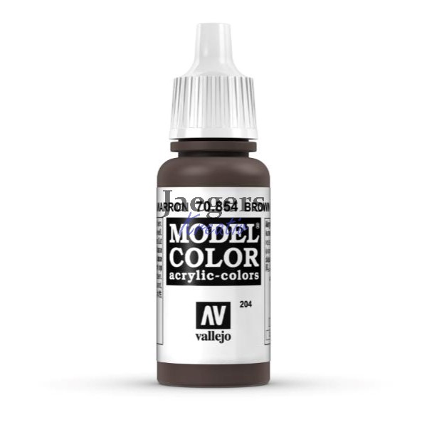 Model Color 70854 Brown Glaze Modelbau Farbe acryl Vallejo 17ml