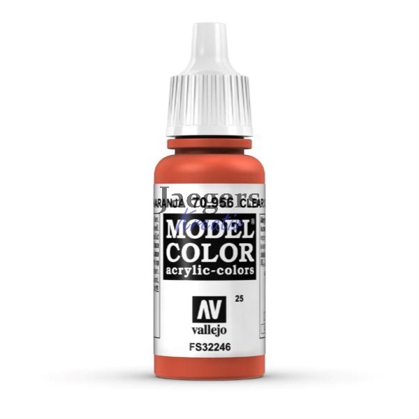 Model Color 70956 Light Orange Modelbau Farbe acryl Vallejo 17ml