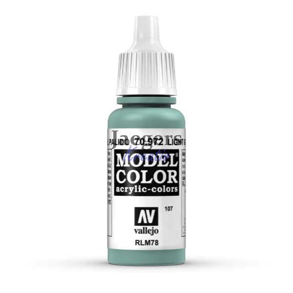 Model Color 70972 Light Green Blue Modelbau Farbe acryl Vallejo 17ml